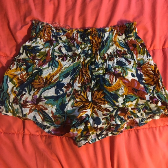 Urban Outfitters Pants - multi colored printed flowy shorts